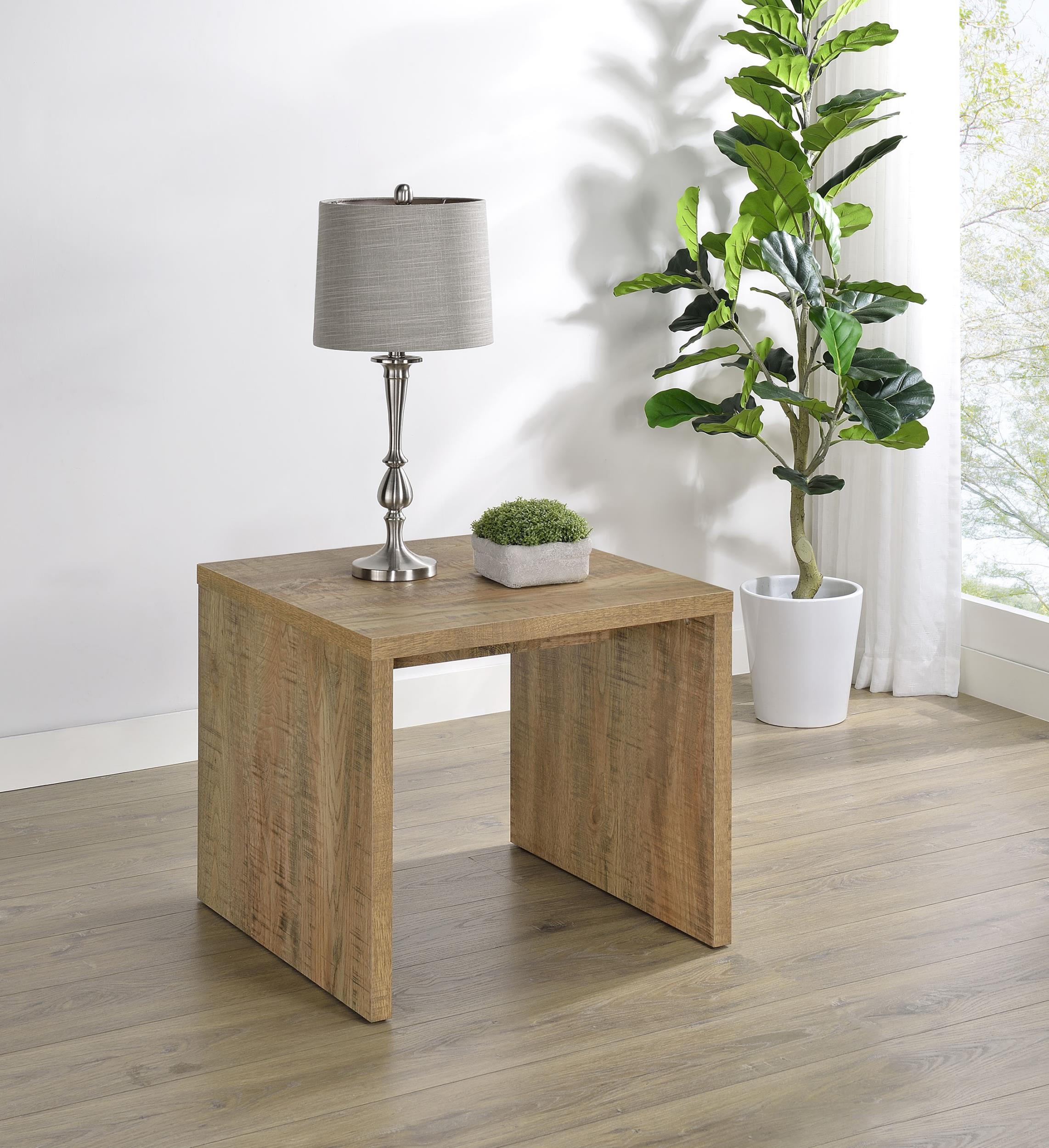 Canoga Engineered Wood Accent Side End Table Mango - 706357
