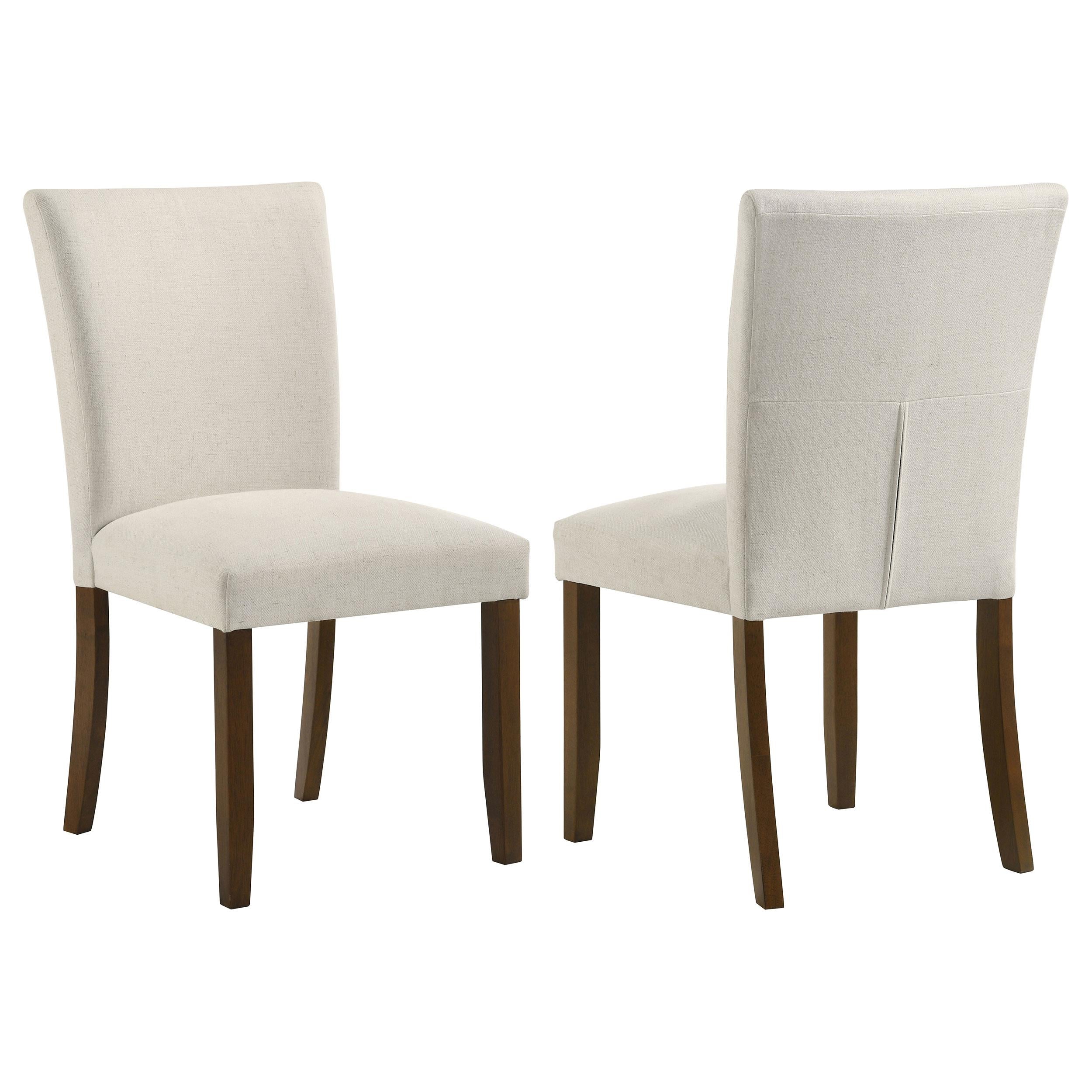 Cantley Upholstered Dining Side Chair Beige (Set of 2) - 106412