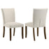 Cantley Upholstered Dining Side Chair Beige (Set of 2) - 106412