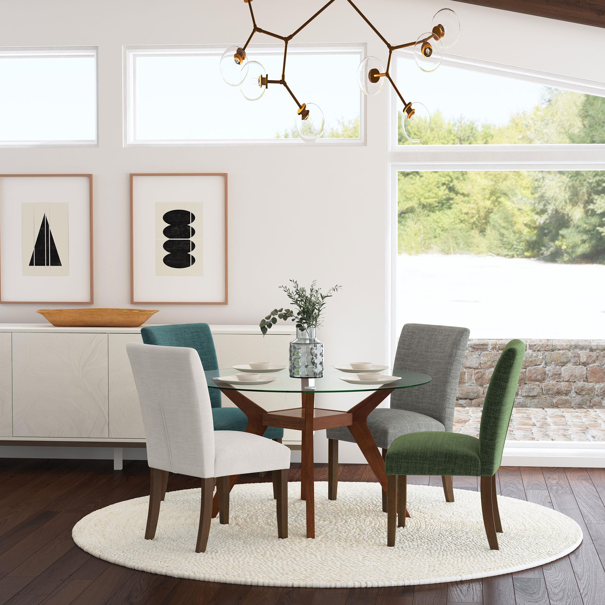 Cantley Upholstered Dining Side Chair Beige (Set of 2) - 106412