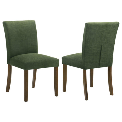 Cantley Upholstered Dining Side Chair Green (Set of 2) - 106378