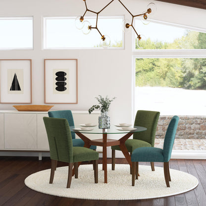 Cantley Upholstered Dining Side Chair Green (Set of 2) - 106378