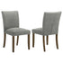 Cantley Upholstered Dining Side Chair Grey (Set of 2) - 106379