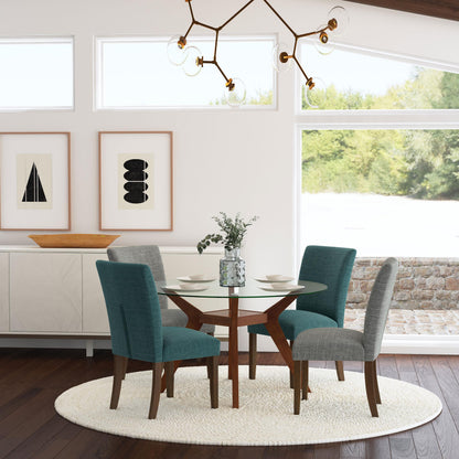Cantley Upholstered Dining Side Chair Grey (Set of 2) - 106379