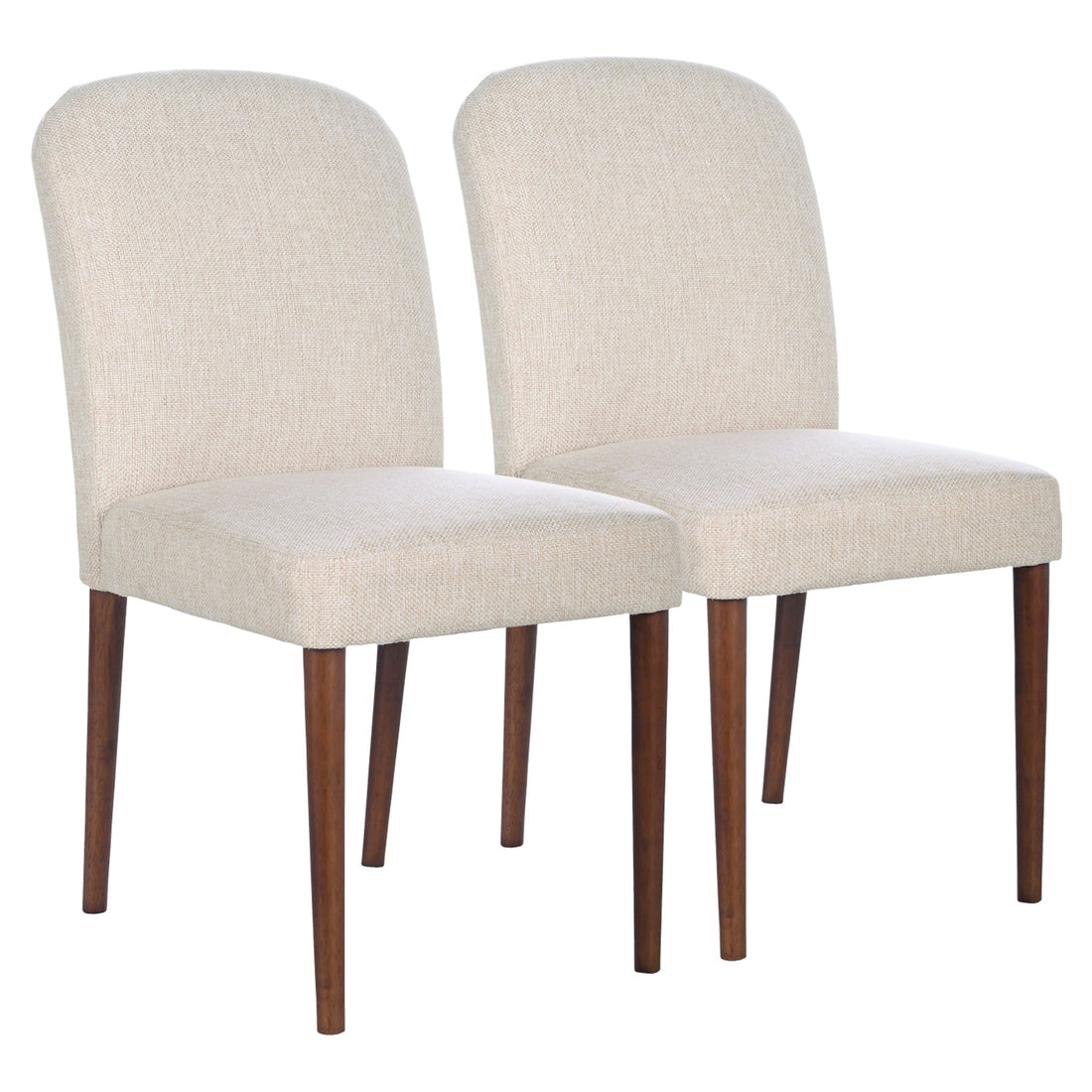 Capri Beige Fabric Dining Chair (Set Of 2) - DCH03602601