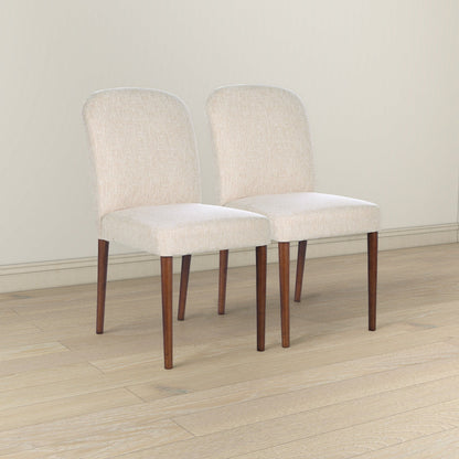 Capri Beige Fabric Dining Chair (Set Of 2) - DCH03602601