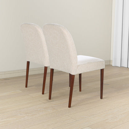 Capri Beige Fabric Dining Chair (Set Of 2) - DCH03602601