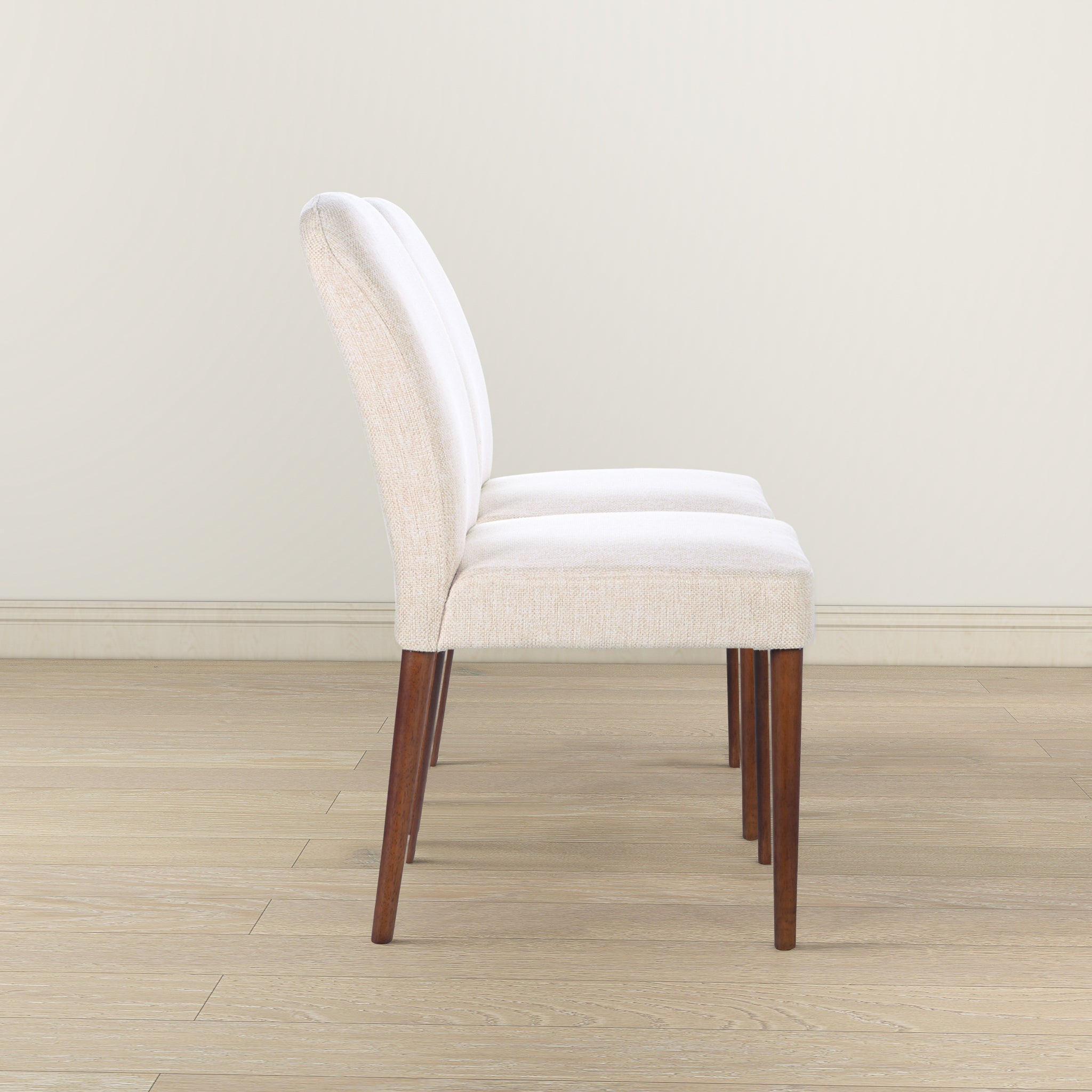 Capri Beige Fabric Dining Chair (Set Of 2) - DCH03602601