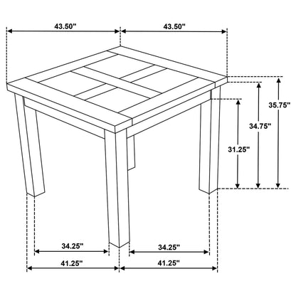 Cardova Square Counter Height Dining Table Vineyard Oak - 192928