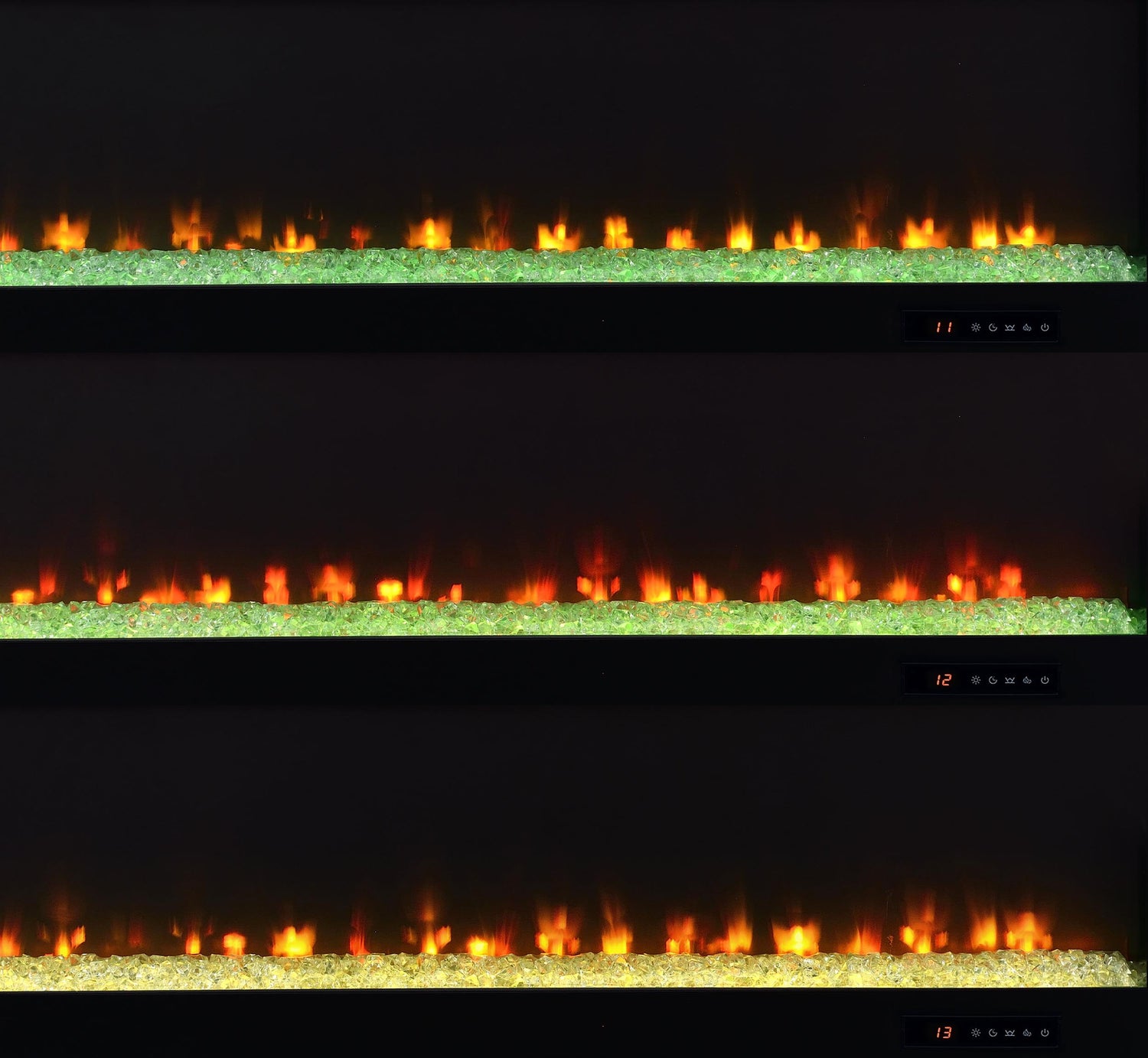 Carey 79-inch TV Stand Fireplace Media Console Dark Pine - 722823