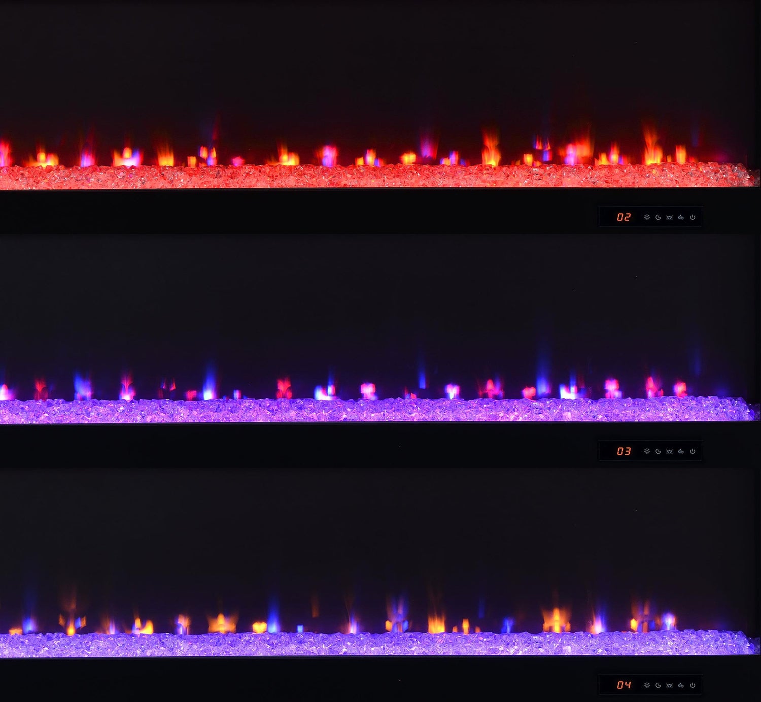 Carey 79-inch TV Stand Fireplace Media Console Dark Pine - 722823