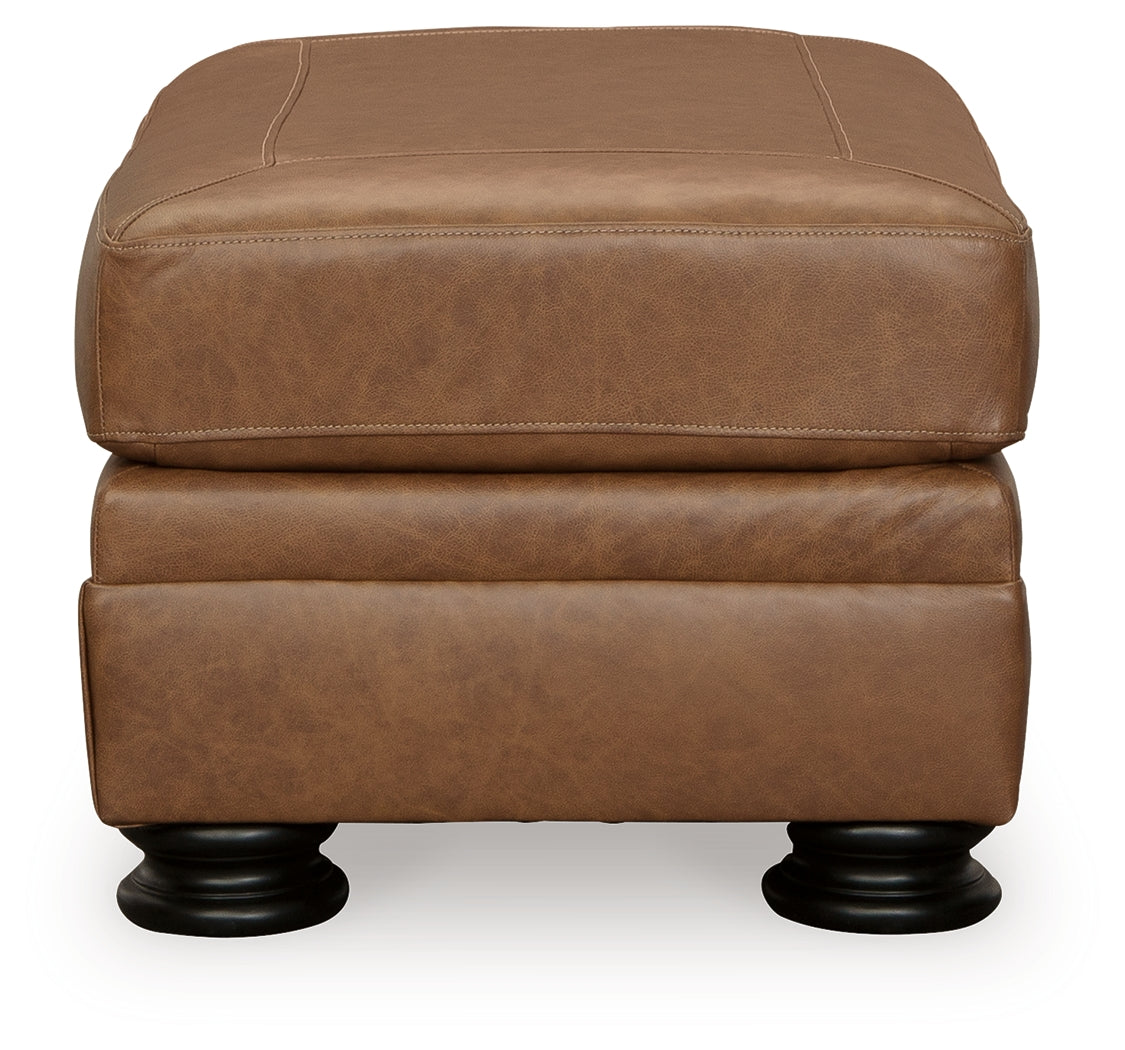 Carianna Sofa, Loveseat, Chair and Ottoman in Caramel - PKG015493