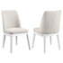 Carissa Upholstered Dining Side Chair Beige (Set of 2) - 108302