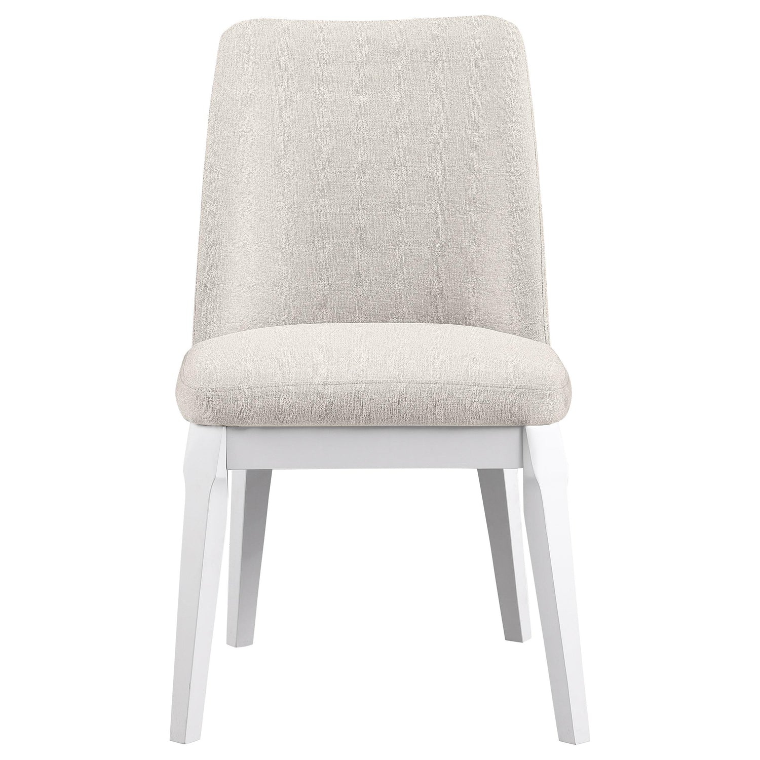 Carissa Upholstered Dining Side Chair Beige (Set of 2) - 108302