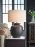 Carlenbury Antique Brown Table Lamp - L207574
