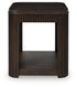 Carlibrie Warm Brown End Table - T700-3