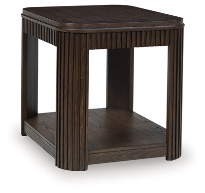Carlibrie Warm Brown End Table - T700-3