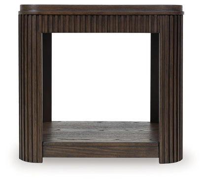 Carlibrie Warm Brown End Table - T700-3