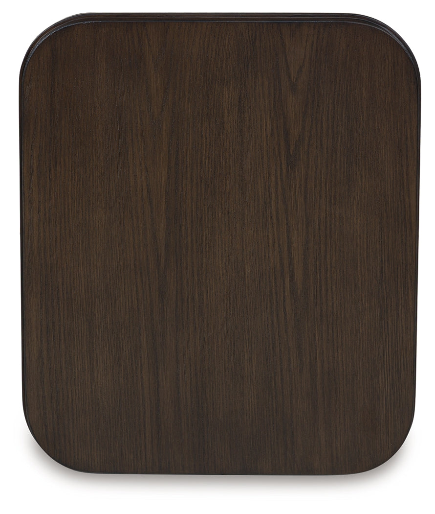 Carlibrie Warm Brown End Table - T700-3