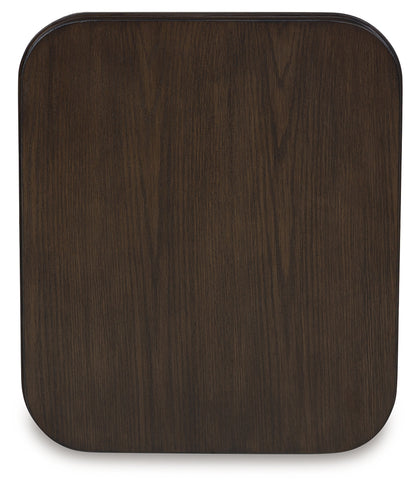 Carlibrie Warm Brown End Table - T700-3