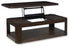 Carlibrie Warm Brown Lift-Top Coffee Table - T700-9