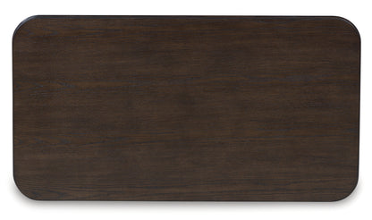 Carlibrie Warm Brown Lift-Top Coffee Table - T700-9