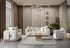Carlina Ivory Velvet Sofa & Loveseat - CARLINAIV-SL