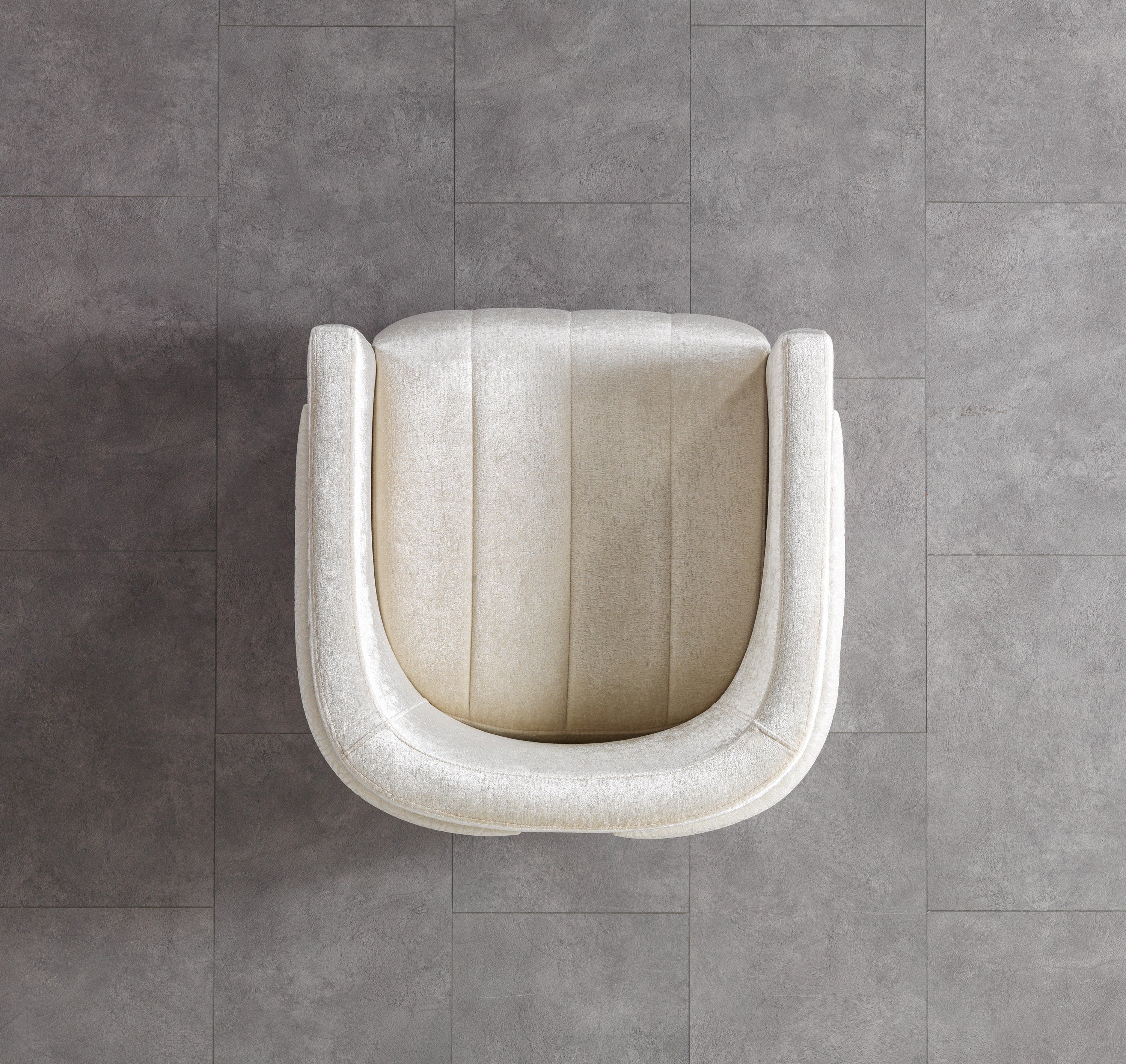 Carlina Ivory Velvet Sofa &amp; Loveseat - CARLINAIV-SL