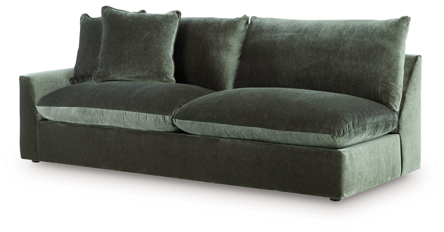 Carriage View Jade Left-Arm Facing Sofa - 7800166