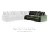 Carriage View Jade Right-Arm Facing Sofa - 7800167