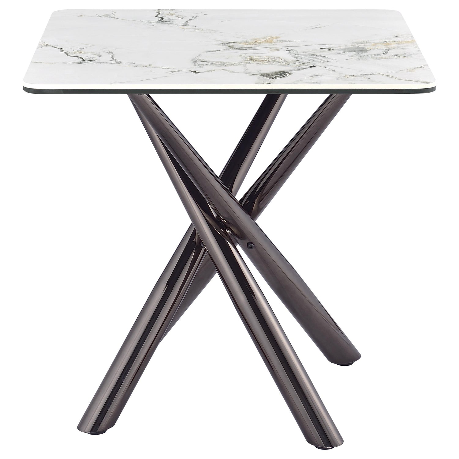 Carvell 2-piece Square Coffee and End Table Set Mirage White - 708138-S2