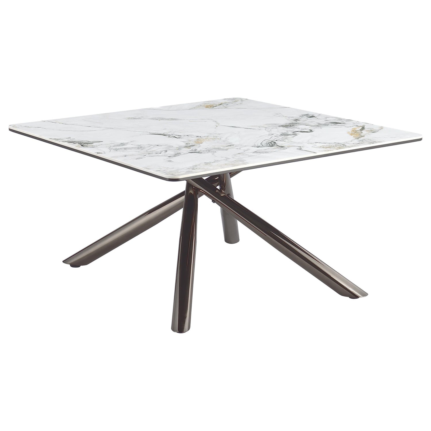 Carvell 3-piece Square Coffee and End Table Set Mirage White - 708138-S3