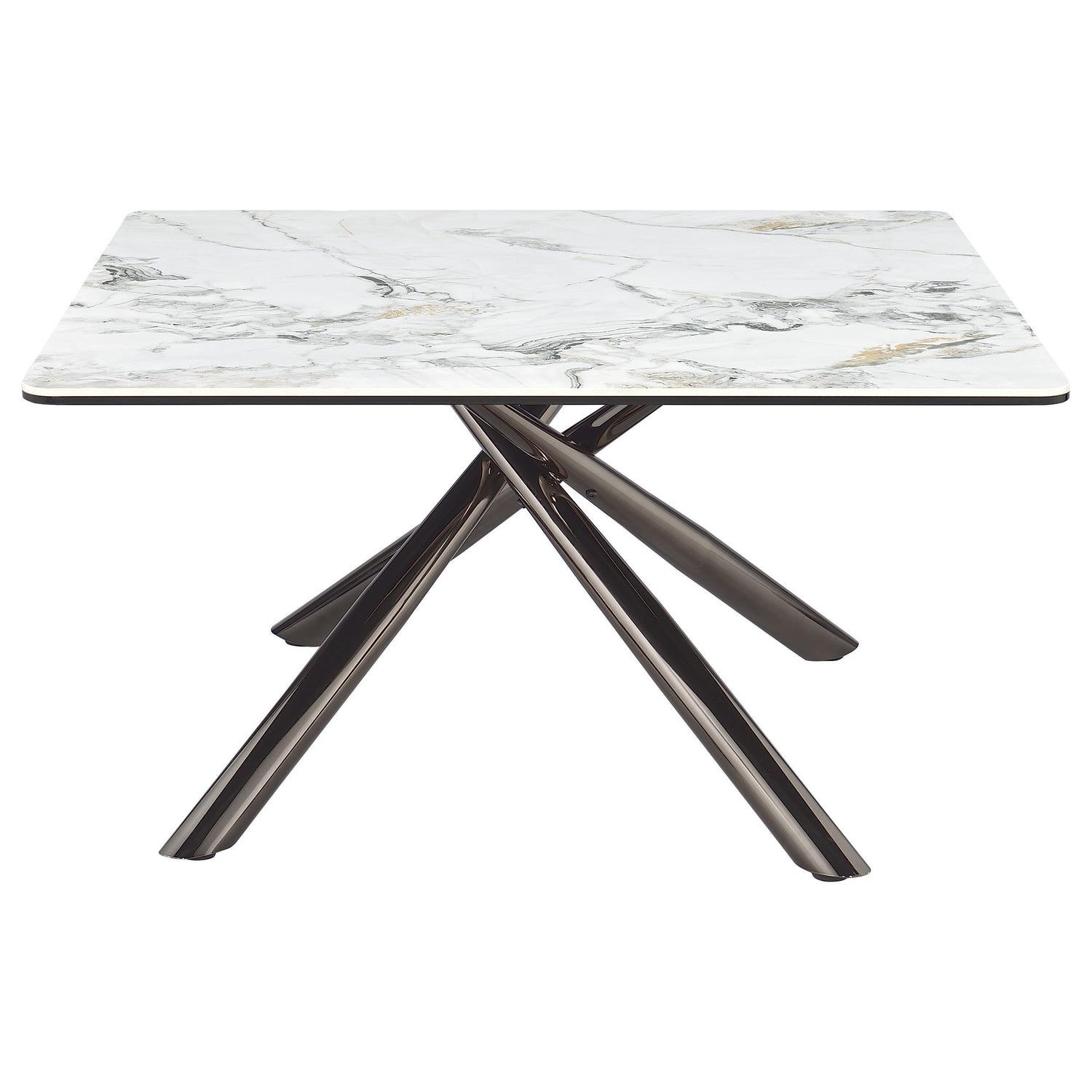 Carvell 3-piece Square Coffee and End Table Set Mirage White - 708138-S3