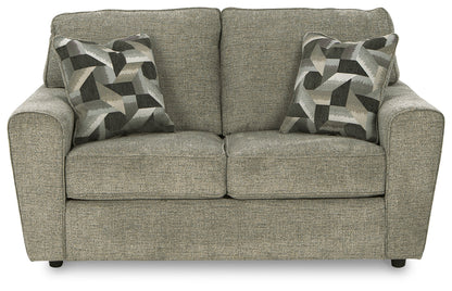Cascilla Sofa and Loveseat in Pewter - PKG014493