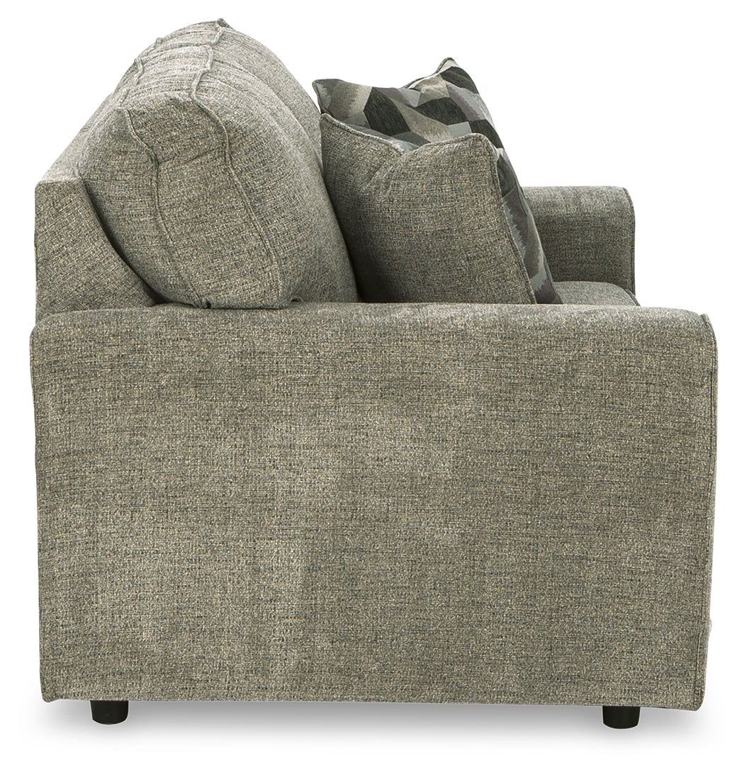 Cascilla Sofa and Loveseat in Pewter - PKG014493
