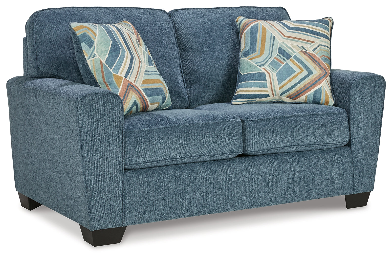 Cashton Blue Queen Sofa Sleeper and Loveseat - 40605U4