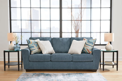 Cashton Sofa and Loveseat in Blue - PKG015052