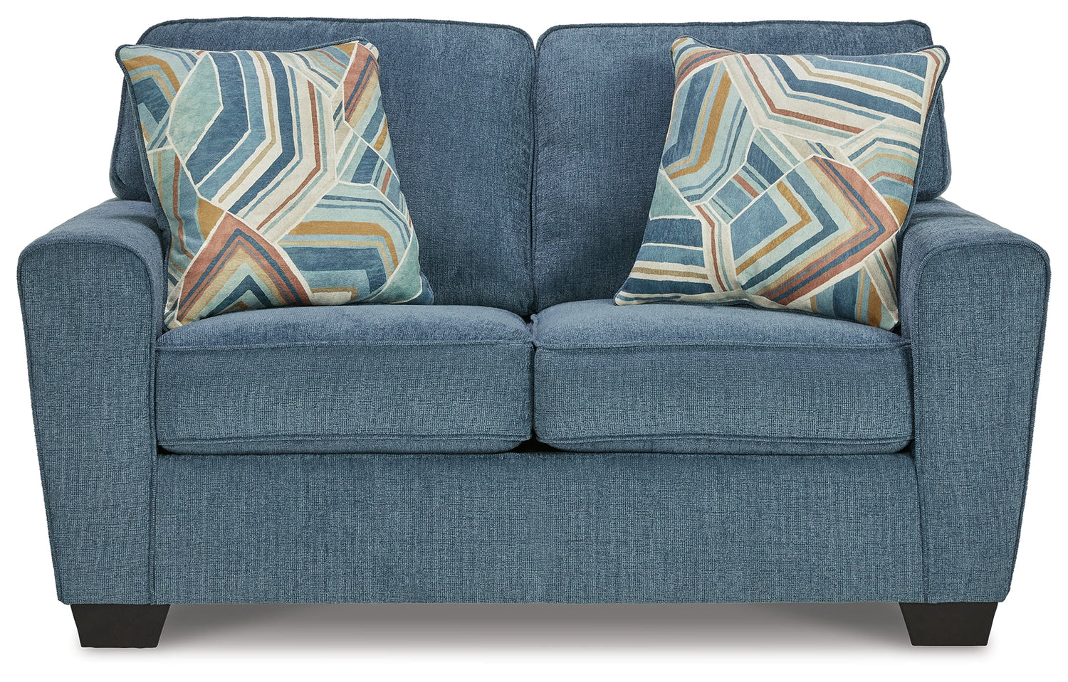 Cashton Sofa, Loveseat, Chair and Ottoman in Blue - PKG015053