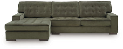 Caspian-Town Olive 2-Piece Sectional with Chaise - PC61702S1