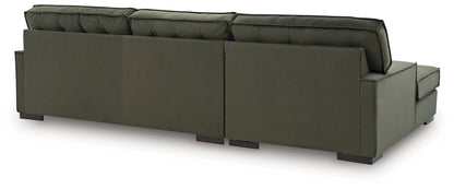 Caspian-Town Olive 2-Piece Sectional with Chaise - PC61702S1