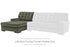 Caspian-Town Olive Left-Arm Facing Corner Chaise - PC6170216