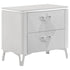 Cassia 2-drawer Nightstand Bedside Table White High Gloss - 215792