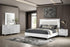 Cassia 4-piece Queen LED Bedroom Set White High Gloss - 215791Q-S4