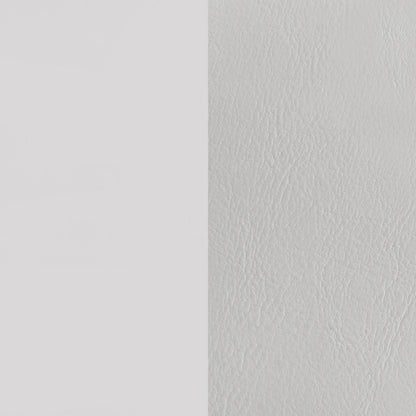 Cassia Eastern King LED Panel Bed White High Gloss - 215791KE