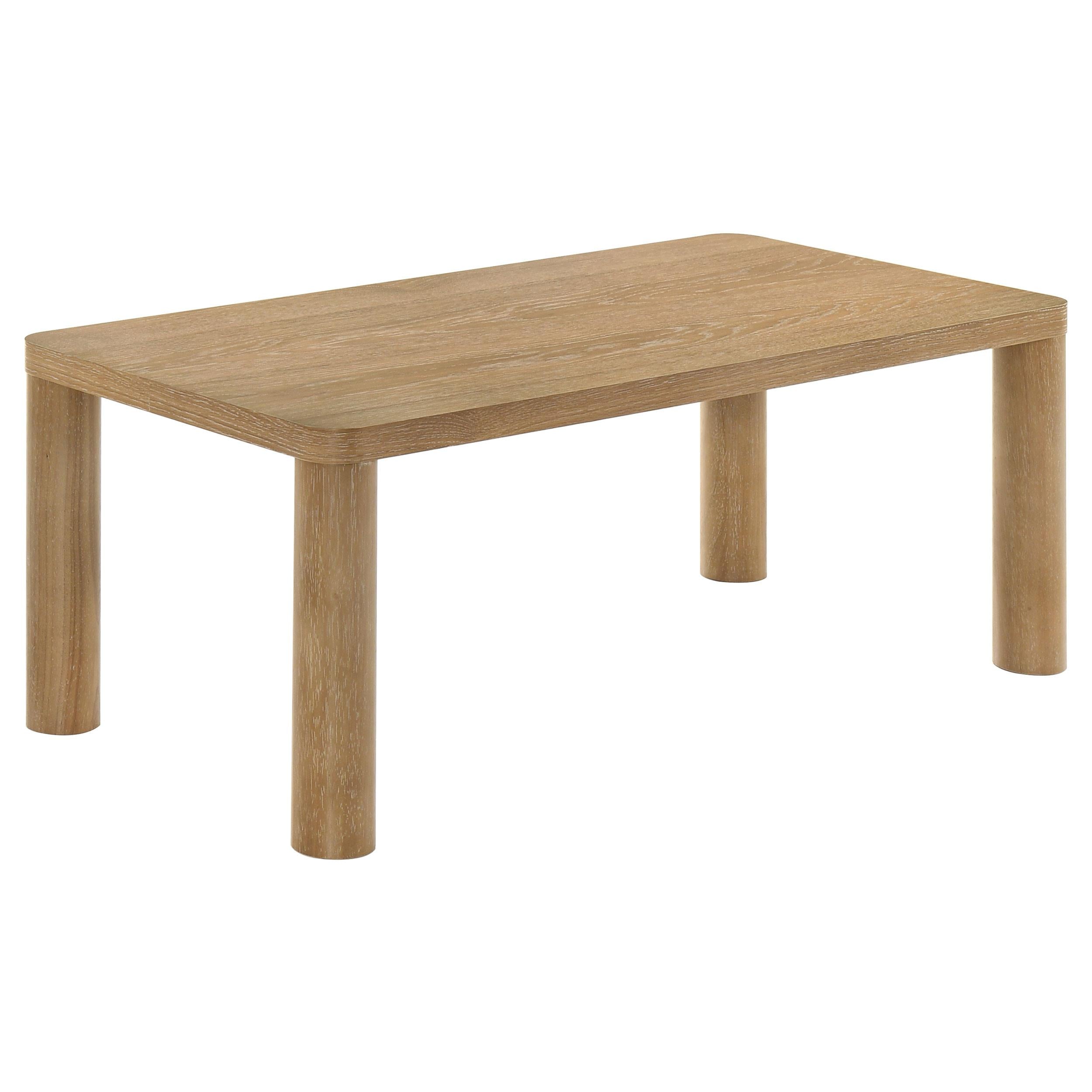 Castlewood 3-piece Cocktail Coffee Table Set Light Oak - 710868-S3