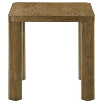 Castlewood Engineered Wood Accent Side End Table Brown Oak - 710857