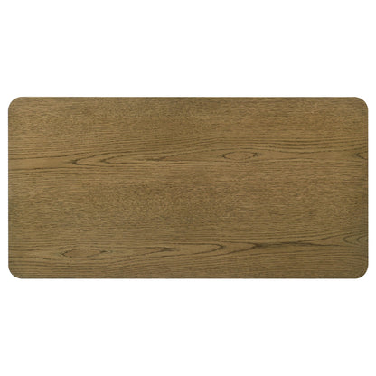 Castlewood Engineered Wood Cocktail Coffee Table Brown Oak - 710858