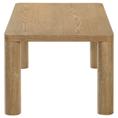 Castlewood Engineered Wood Cocktail Coffee Table Light Oak - 710868