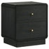 Cavelle 2-drawer Nightstand Bedside Table Black - 223662