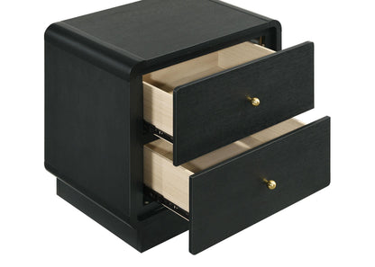 Cavelle 2-drawer Nightstand Bedside Table Black - 223662
